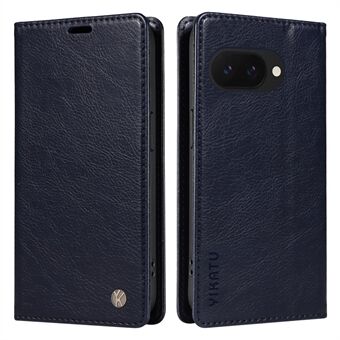 YIKATU YK-006 Voor Google Pixel 9a Hoes Magnetische Sluiting Leren Telefoonhoes Litchi Textuur