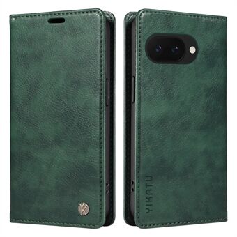 YIKATU YK-006 Voor Google Pixel 9a Hoes Magnetische Sluiting Leren Telefoonhoes Litchi Textuur