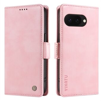 YIKATU YK-007 Hoes voor Google Pixel 9a Zijgesp PU Lederen Telefoonhoes Litchi Textuur
