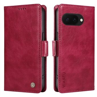 YIKATU YK-007 Voor Google Pixel 9a Hoes Zij Gesp PU Lederen Telefoonhoes Litchi Textuur