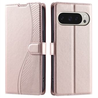 Voor Google Pixel 9 Pro XL Hoesje Stippen Geprint PU Lederen Flip Telefoonhoesje met Kaartsleuf, Strap