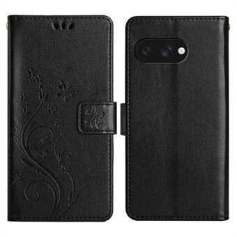 Voor Google Pixel 9a Hoes PU Leren Telefoon Wallet Cover met Strap