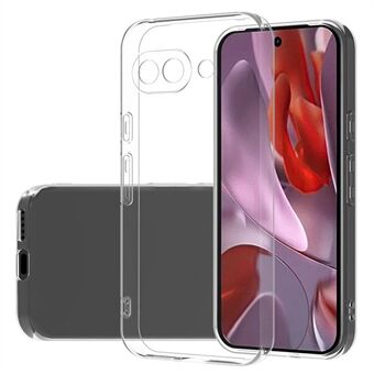 Voor Google Pixel 9a Transparante Telefoonhoes Ultra-Dunne Flexibele TPU Achterkant Cover