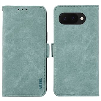 ABEEL Voor Google Pixel 9a Hoes PU Lederen Folio Stand View RFID Blokkerende Telefoonhoes