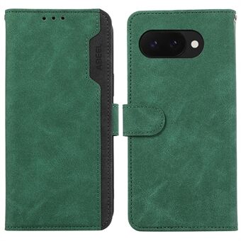 ABEEL Hoesje Voor Google Pixel 9a Kleur Samengestelde Leren Flip Telefoonhoes RFID-Blokkering