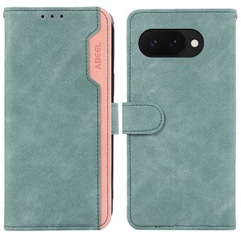 ABEEL Voor Google Pixel 9a Hoes Kleurstelling Lederen Flip Telefoonhoes RFID Blokkering