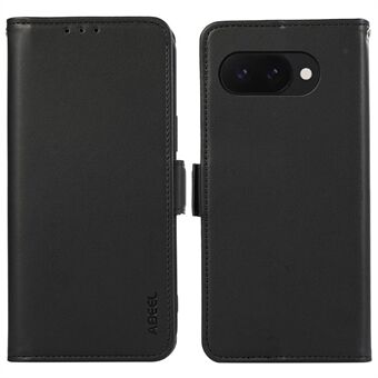 ABEEL Voor Google Pixel 9a Hoes Leren Telefoonhoesje met RFID-Blokkerende Portemonnee