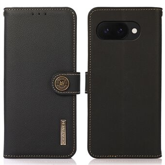 KHAZNEH Voor Google Pixel 9a Hoes Echt Leren Wallet Telefoonhoesje