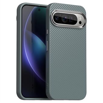 Voor Google Pixel 9 / Pixel 9 Pro Hoesje Mobiele Telefoon Hybride Achterkant Hoes Carbon Fiber Textuur