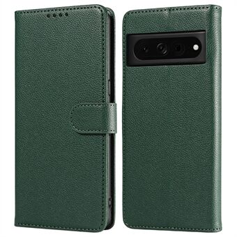 Voor Google Pixel 7 Pro 5G Leren Hoesje Litchi Textuur RFID Blokkerende Portemonnee Standaard Telefoonhoesje