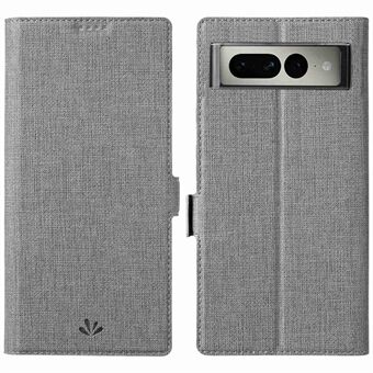 VILI K Series PU Leren Stand Case voor Google Pixel 7 Pro 5G, Dubbele Magneetsluiting Volledige Bescherming Telefoon Portemonnee Hoesje