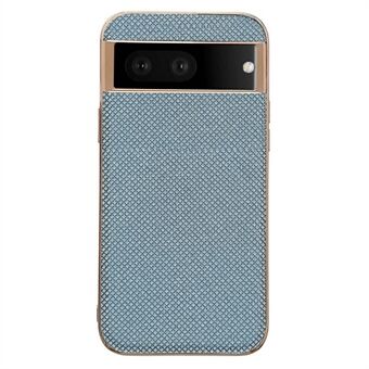 Elektroplateren telefoonhoesje voor Google Pixel 7 5G, versierd met strass steentjes, schokbestendige hoes van TPU+PU-leer voor telefoon.