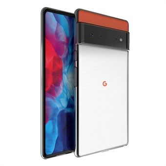 Voor Google Pixel 6 Transparante Flexibele TPU Telefoonhoes Ultra Dunne Valbestendige Beschermhoes