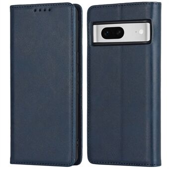 Voor Google Pixel 7 5G Telefoonhoesje Kalf Textuur Portemonnee Hoesje Stand Magnetische Absorptie Volledig Beschermende Schokbestendige Telefoonhoes