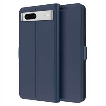 Flip Folio Telefoonhoesje voor Google Pixel 7 5G met PU lederen materiaal, standaard, kaarthouder, TPU binnenkant en magnetische anti-val bescherming.