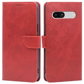 Voor de Google Pixel 7a Kalfslederen Flip Telefoonhoesje Portemonnee met Standaard Volledige Bescherming Magnetische Sluiting Telefoonhoesje