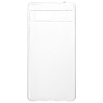 Voor Google Pixel 7a Hoge Transparantie Clear Flexibele TPU Telefoonhoes Telefoon Achterkant Beschermer Ultra Dun Ontwerp