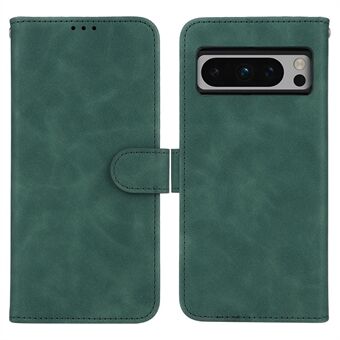 Voor Google Pixel 8 Pro PU Leren Telefoonhoesje Skin-touch Flip Wallet Stand Cover