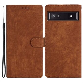 Voor Google Pixel 7a Wallet Telefoonhoesje Anti-Kras PU Leren Hoesje Met Huidachtig Gevoel en Standaardfunctie voor Mobiele Telefoon