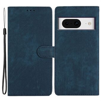Voor Google Pixel 8 Solid Color Skin-touch Stand Leren Portemonnee Hoesje voor Mobiele Telefoon.