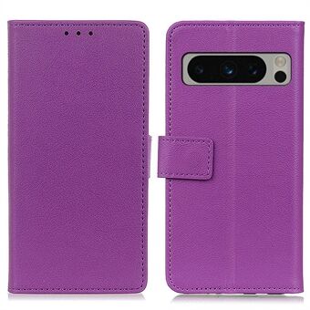 Anti-kras hoesje voor Google Pixel 8 Pro PU lederen portemonnee telefoon beschermende case met standaard.