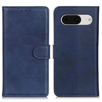Flip Phone Case voor Google Pixel 8 PU Leren Koeienhuid Textuur Portemonnee Stand Beschermhoes