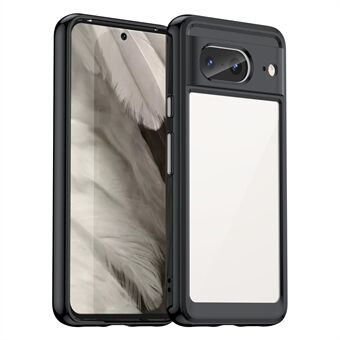 Voor Google Pixel 8 Flexibele TPU+Hard Acryl Telefoonhoes Anti-Kras Telefoon Shell Cover
