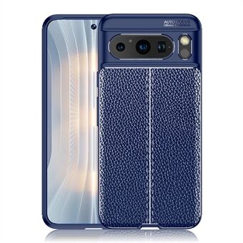 Voor Google Pixel 8 Pro Anti-Stof Telefoonhoesje met Litchi Textuur TPU Anti-Kras Mobiele Telefoonhoesje.