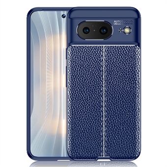 Voor de Google Pixel 8 Anti-Kras Litchi Textuur TPU Mobiele Telefoonhoes Schokbestendige Telefoonhoes.