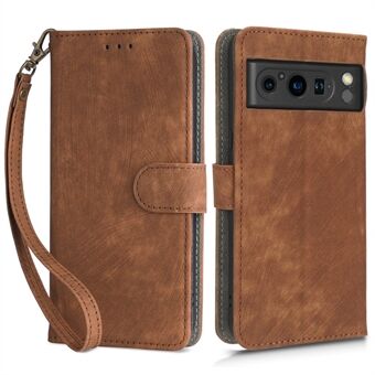 Voor Google Pixel 8 Pro PU Lederen Telefoonhoesje met Standaard RFID-blokkerende Portemonnee Beschermhoes met Band.