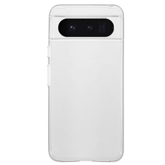 Voor de Google Pixel 8 ultra dunne telefoonhoes val- en doorzichtige TPU-telefoonhoes.