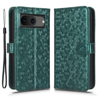 Voor Google Pixel 8 Stand Met Puntjes Patroon Bedrukte Telefoonhoesje Telefoonportemonnee PU Leren Telefoonhoesje