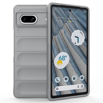 Voor Google Pixel 7a TPU telefoonhoesje rugged back anti-slip cover.