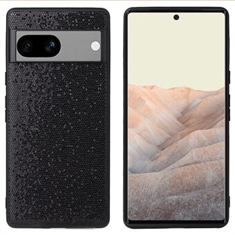 Voor Google Pixel 7a PU leder gecoate PC+TPU schokbestendige cover met nauwkeurige uitsparingen en camerabescherming telefoonhoesje.