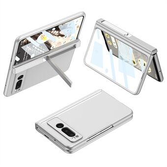 GKK voor Google Pixel Fold Harde PC Telefoonhoes Volledige Bescherming Kickstand Cover met Gehard Glas Folie