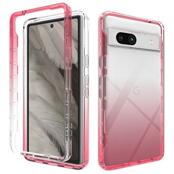 Gradient Telefoonhoesje voor Google Pixel 7a, TPU + PC Valbestendige Beschermhoes