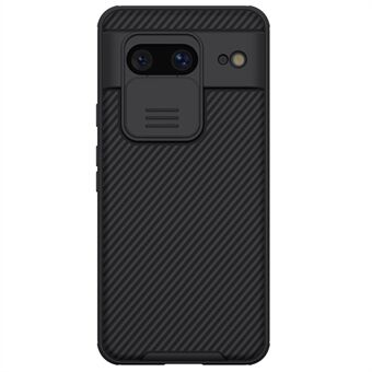 NILLKIN CamShield Pro Serie voor de Google Pixel 8 mobiele telefoonhoes PC+TPU beschermhoes met schuifbare camerabeschermer