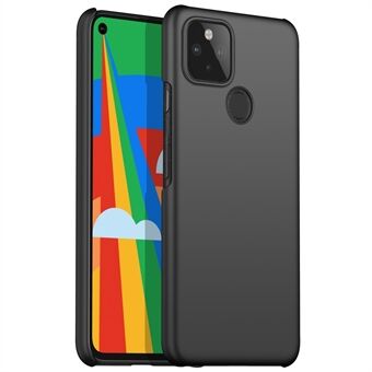 Voor de Google Pixel 5 XL is er een solide kleur schokbestendige telefoonhoes met een anti-vingerafdruk harde PC-cover.