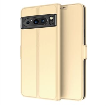 Voor Google Pixel 8 PU lederen standaard telefoonhoesje met kaartsleuf, volledige bescherming voor de telefoon.