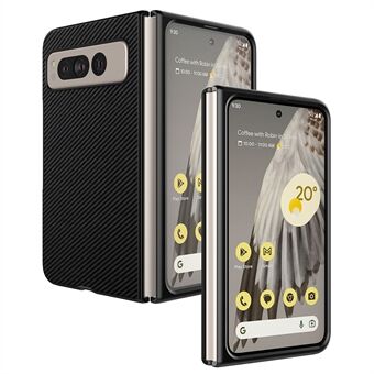 VILI TC-serie telefoonhoesje voor Google Pixel Fold, anti-kras PU-lederen gecoat PC+TPU-hoesje.