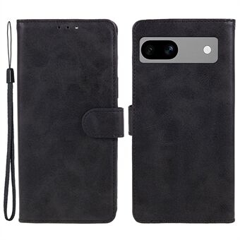 Voor Google Pixel 7a Magneetsluiting Kalfsleer Textuur Hoesje met PU Lederen Portemonnee en Standfunctie