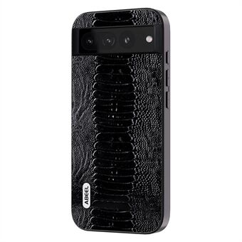 ABEEL Voor Google Pixel 8 Pro Antidrop Telefoonhoes Krokodil Textuur Echt Koeienleer+PC+TPU Telefoonhoesje