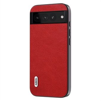 ABEEL Voor Google Pixel 8 Retro Litchi Textuur Telefoonhoesje PU Lederen Coating TPU+PC Achterkant Cover