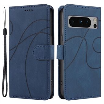 Voor Google Pixel 8 Pro Geïmpregneerd Ontwerp Portemonnee Hoesje met Standfunctie Lederen Telefoonhoes