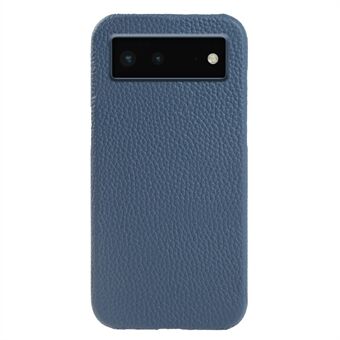 Voor Google Pixel 6 Telefoonhoesje compatibel met MagSafe Incomplete Cover Echt Koeienleer + PC Shell.