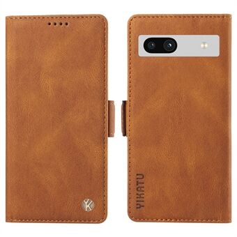 YIKATU YK-005 voor Google Pixel 7a Standaard Hoesje met aanraakgevoelige PU lederen portemonnee hoesje