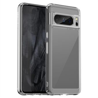 Voor Google Pixel 8 Pro Hoesje Transparante TPU+Acryl Telefoonachterkant (Groot Achterlensgat)