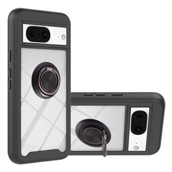 YB PC Serie-5 voor Google Pixel 8 hoesje PC+TPU Telefoonhoesje met Ring Kickstand