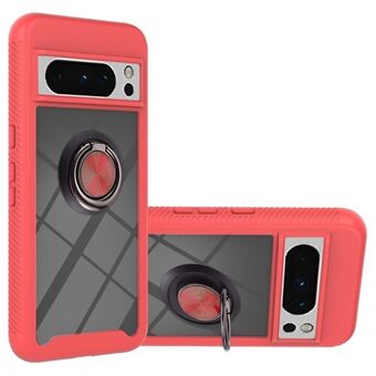 YB PC Series-5 voor Google Pixel 8 Pro Hoesje PC+TPU Ring Kickstand Telefoon Beschermhoes