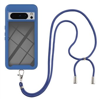 YB PC-serie-4 voor Google Pixel 8 Pro hoesje Anti-drop PC+TPU telefoonhoes met koord